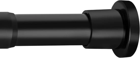 Maniglia per tenda doccia senza fori - 73-194 cm - nero