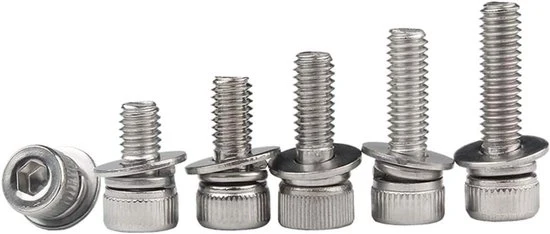 Bout Inbus a Sezione Esagonale con Veeratura - 304 Acciaio Inox Bout Inbus a Sezione Esagonale M6*55 * 12 - 10 pz.