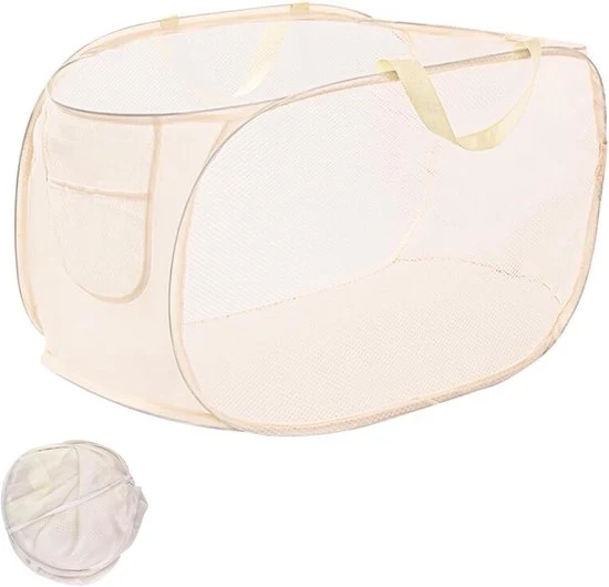 Asciugamano pieghevole per la spazzatura - ideale per la stanza da bagno - beige