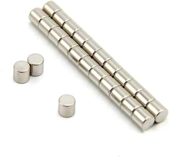 Magnetodi neodimio 5 mm di diametro - 0,76 kg di forza di attrazione - 50 pezzi - circolare