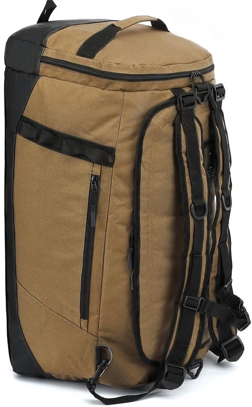 Borsa Duffle Leggera - Plunjezak Sport Gym - Marrone