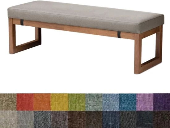Cuscino per Sedia - Comodo e Stilistico - 1 pezzo - Grigio - 110x40x5 cm