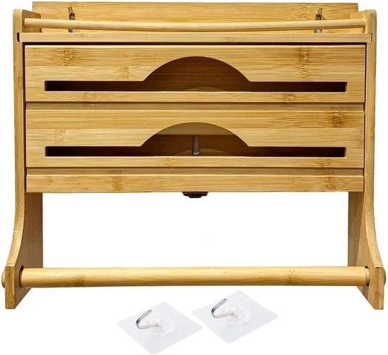 Pannello per cucina multifunzione da 4 in 1 - pratico e elegante - nero - con spazio di stoccaggio