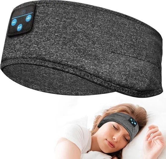 Cuffia da Sonno Bluetooth - Cuffia da Sonno - Cuffia da Ginnastica con Altoparlanti - Cuffia da Sonno con Altoparlanti - Cuffia da Sonno con Microfono - Must Have!