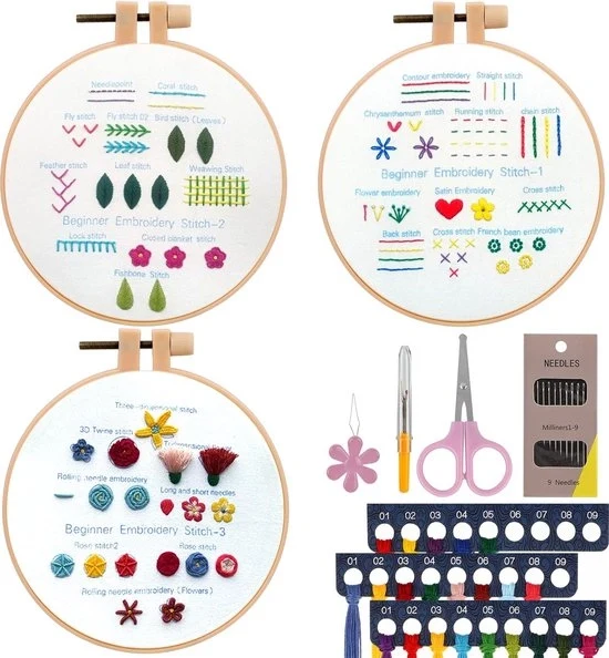 Pacchetto di cucito - Set di cucito - Fai da te - Pacchetto di avvio per principianti - Disegno - Inizio per principianti