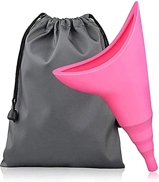 Apparecchio per l'urinazione femminile - Senza fuoriuscita senza perdita - Riciclabile - Da stazione di urinazione a contenitore per urina - Contenitori per urina riciclabili - Per campeggio, escursioni, viaggi, contenitore per urina per donne