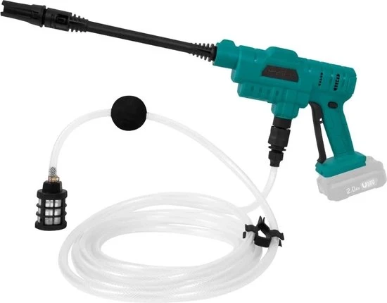Hogedrukreiniger Portatile - Accu Hogedrukreiniger - Spazzola a Alta Pressione - Spazzola a Alta Pressione Portatile - Spazzola a Alta Pressione Elettrica - Per Giardino, Auto e Casa