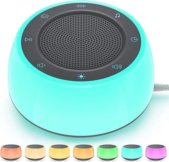 Apparecchio di Rumore Bianco - Slaaptrainer per Adulti, Bambini e Bambini - Soundspa - Slaaptrainer Modello: Specifiche tecniche: Potenza: Alimentazione: Dimensioni: Peso: Certificazioni: