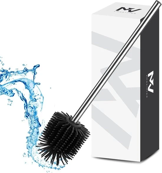 Spazzola di sostituzione per il water - nero - acciaio inossidabile