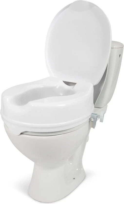 Sostegno per WC 11 cm Raffreddabile - Sostegno per WC con coperchio - Bianco.
