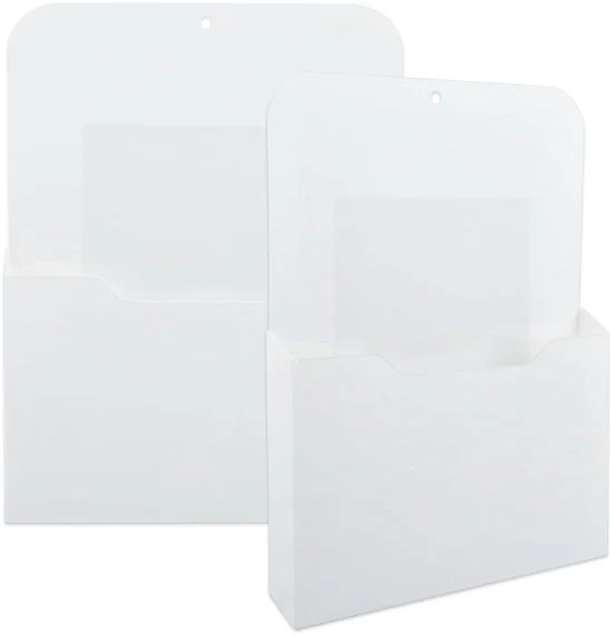 Organizzatore multifunzionale - Risparmio di spazio - Set da 2 - Materiale PP di alta qualità - 31 x 24 x 2,7 cm