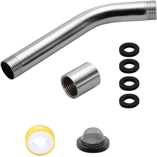 Estensione doccia - Acciaio inossidabile - 15 cm - G1/2 pollici - Accessori extra