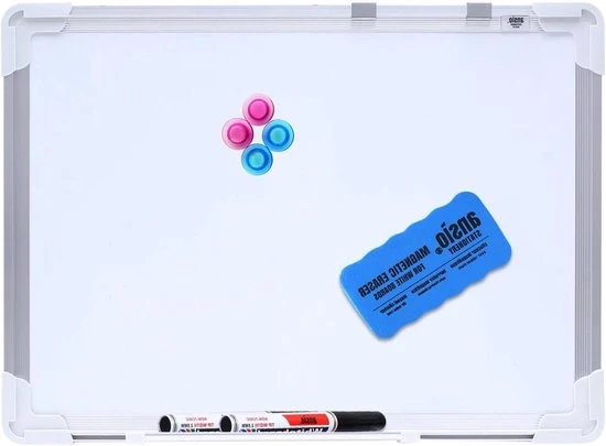 Tavolo bianco magnetico - superficie di scrittura lavabile - formato A3