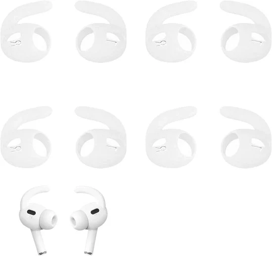 Orecchini per AirPods Pro 2 - 4 paia di orecchini antislip in silicone con borsa di trasporto