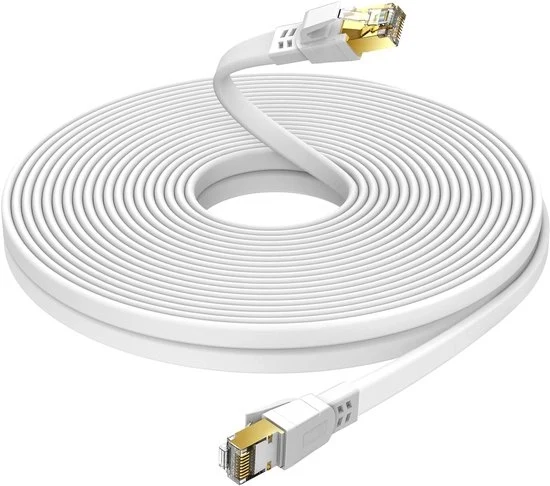 Cavo Ethernet 30 m Cat8 RJ45 Patch Kabel 40Gbps 2000MHz per router/gaming/modem - Cavo Internet veloce