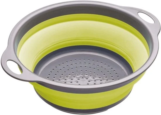 Vergia con apertura laterale - Opportunità di ripiegamento - 24 cm - Verde - Plastica