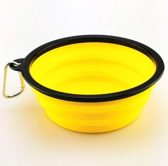 Borsa da viaggio per cani o gatti 1000ml | Borsa da bere opportuna | Borsa acqua | Borsa cibo | Opportuna | Silicone