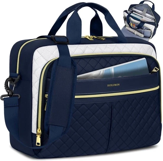 Borsa per laptop per donne - Impermeabile, professionale, borsa a spalla - 1 pezzo