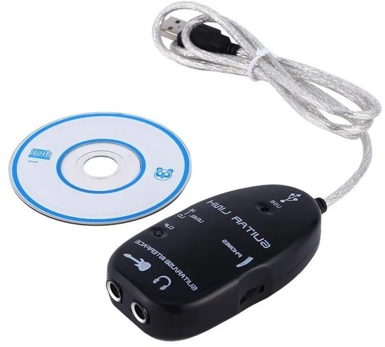 Cavo USB per chitarra - Cavo chitarra a USB per interfaccia di registrazione PC