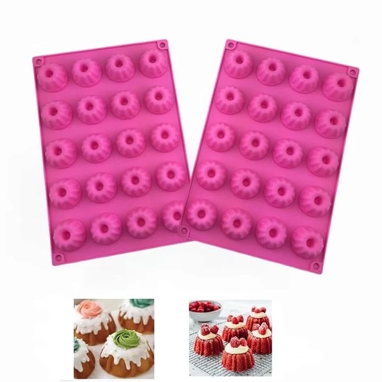 Mini Copricucchiere a forma di turbante in silicone - Sicuro per alimenti - Set da 2 - Flessibile - Duraturo