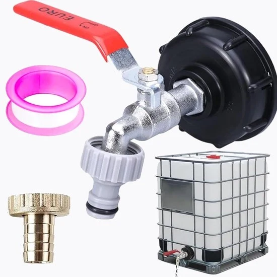 Accessori per serbatoio IBC – Grù e connessi per serbatoio acqua da 1000 litri (IBC)