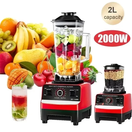 Blender elettrico 400W - 2-in-1 - Robusto - Stazionario