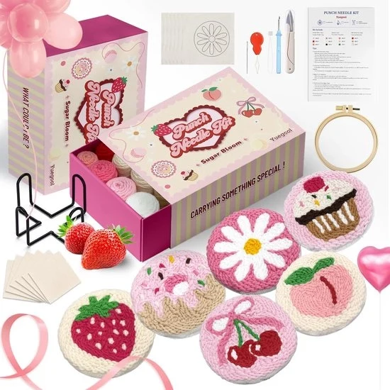 Impastatrice per Cucito - Kit per Principianti e Bambini - Regalo di San Valentino con Disegni e Strumenti