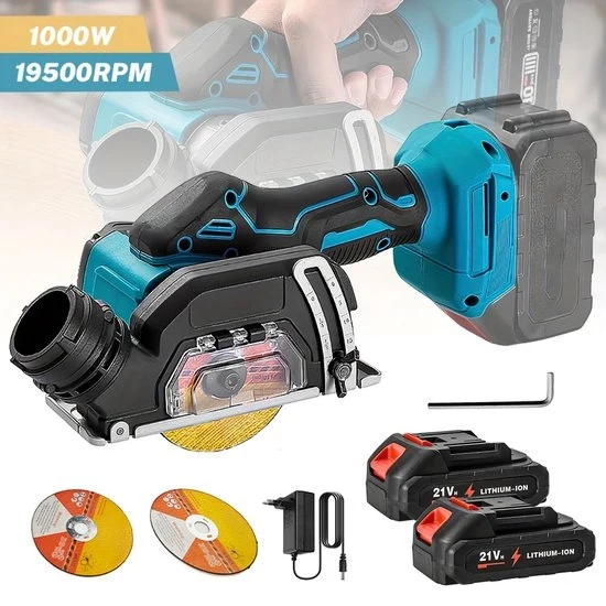 Circolare elettrica - Senza fili - Lame da 78mm - Angolo regolabile - Batteria 18V