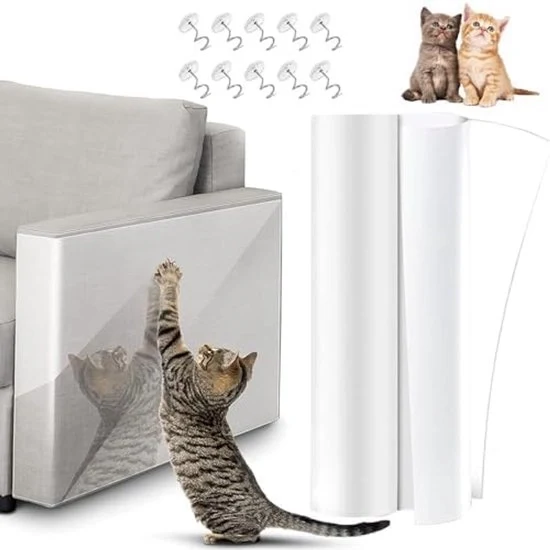 Protezione anti-urto per gatti - Adesivo autoadesivo - 20 cm x 5 m
