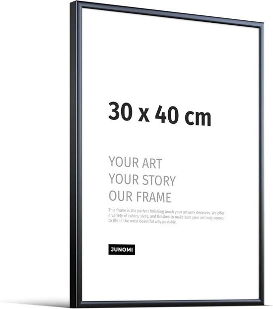 Fotolijst nera 30 x 40 cm - Decorazione per parete per ogni stanza - Alluminio