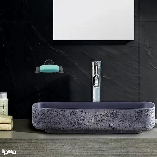 Sostituto di sapone - Minimalista - 1 pezzo - Nero - Acciaio inossidabile