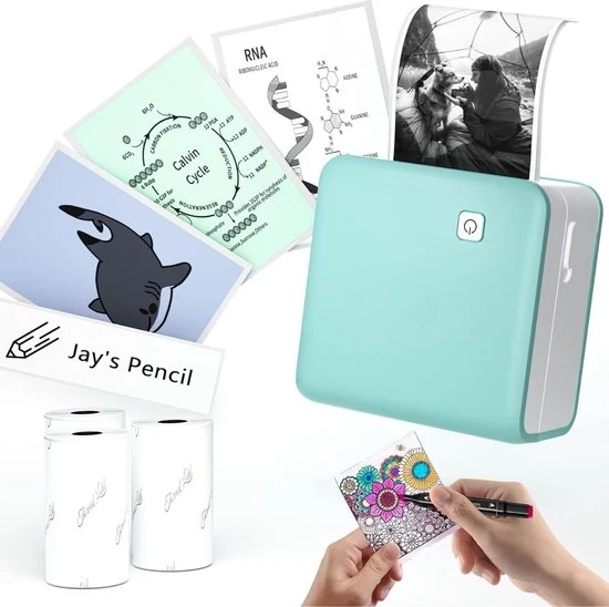 Stampante Portatile - Kit di Avvio - Stampante a Mano - Stampante da Portare - Stampante Mobili - Fotostampante
