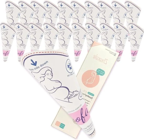 Pannelli di assorbimento per urina per donne - 20 pezzi - Bacinella rosa - Cannula per urina per toilette da campeggio - Attività all'aperto - Viaggi e campeggio - Pannello assorbente per urina per donne
