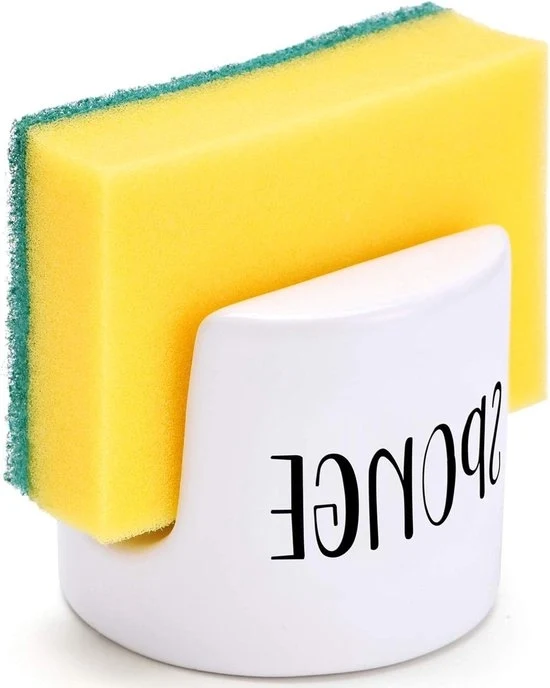 Supporto per la cucina - supporto per lavandino in ceramica bianca - organizzatore per la doccia - stile rustico