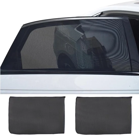 Ombrellone per Auto per Bambini - Set da 2 pezzi per Parabrezza - Nero - Blocca UV - Adatto a Tutti i SUV - Protezione dal Sole - Dimensioni 55 x 57 cm