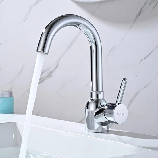 Rubinetto di scarico - in acciaio inossidabile - risparmia acqua - 1 pezzo