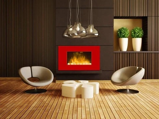 Camino elettrico 105 - 2000 W - 90x56cm - Design moderno - Con telecomando