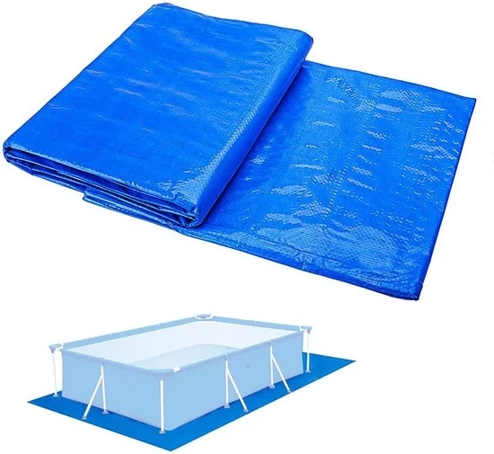 Pavimento rettangolare per piscine - Impermeabile e protettivo - Blu