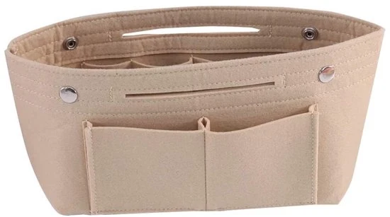 Borsa Organizzatore per Borse da Mano a Mano - Beige - Velluto