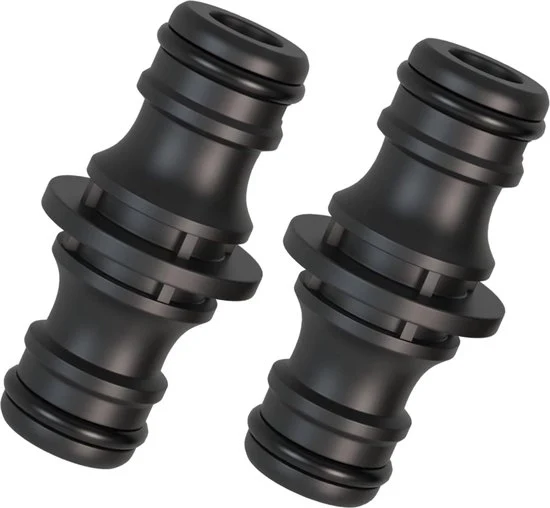 Connettori per tubi da giardino - duraturi e facili da utilizzare - set da 2