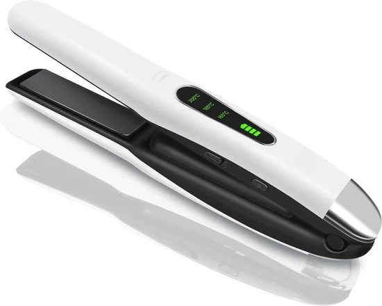 Stylo a piastra senza fili - Stylo a piastra senza fili mini - Stylo a piastra da viaggio - Piastra per capelli - Senza cavo - Ricaricabile