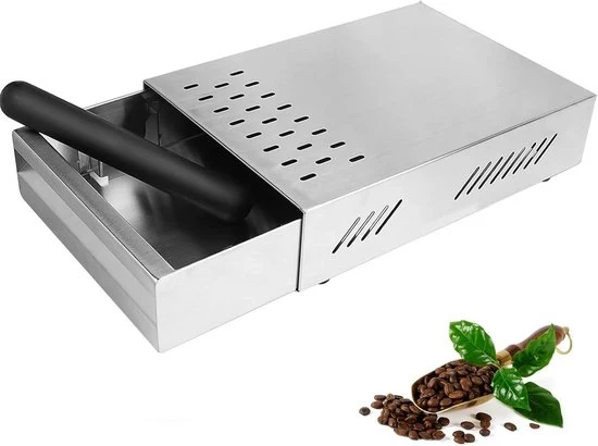 Scatola per la pulizia del filtro - Acciaio inossidabile - Adatto a tutti i macchinari per la preparazione del caffè - 1 pezzo