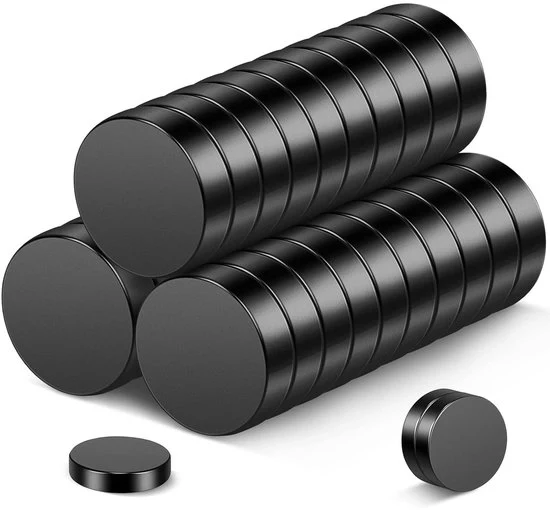 Magnetici in epossido di poliestere - forza di attrazione elevata - set da 30 - 12 x 3 mm