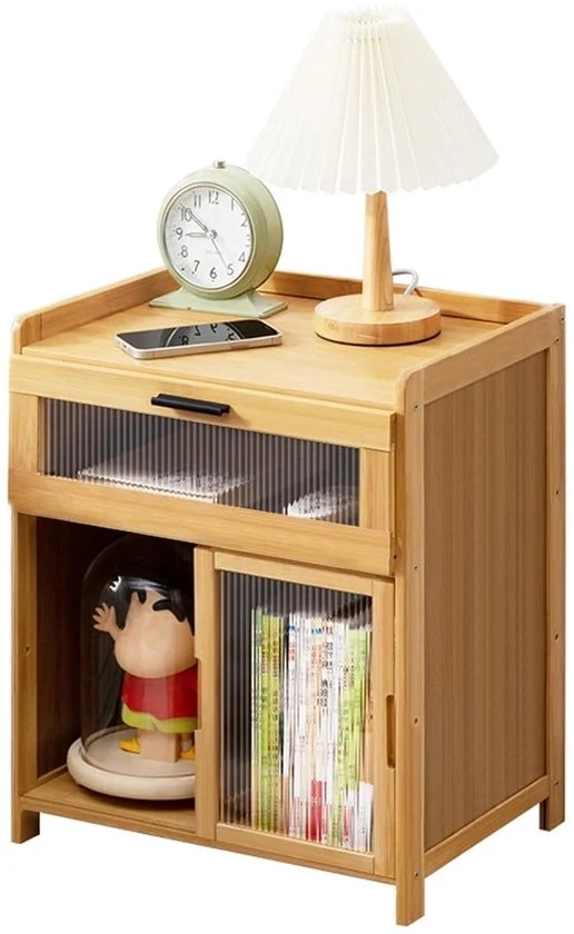 Cassa notturna in stile rustico - 1 pezzo - 50 x 42 x 31 cm