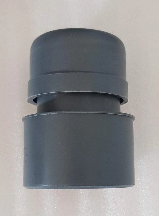 Luce per canne fumarie NW 50 - plastica - grigio - adatto per condotte fognarie