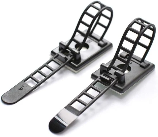 Clip per cavo autofit con fissaggio a vite - Soluzioni per il controllo dei cavi - 50 pezzi