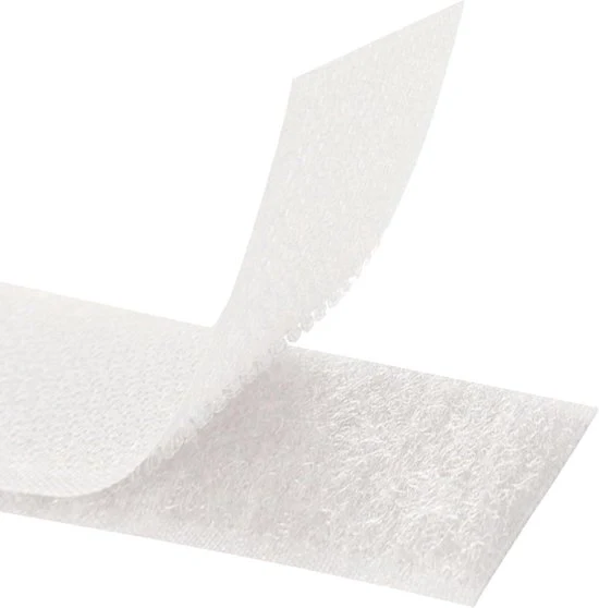 Adesivo a Gancio e Cappuccio per Sartoria - Doppio Lato [0,5 Metro x 40mm] - Striscia Extra Resistente e Forte per Artigianato Abbigliamento DIY