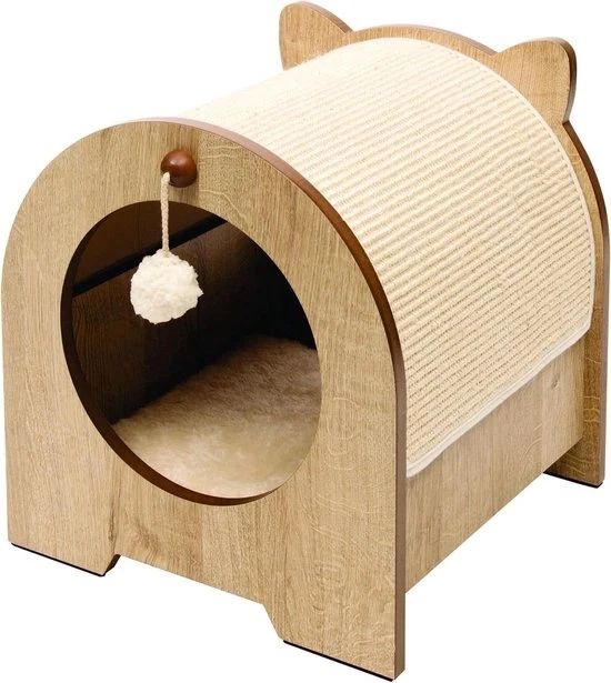 Sedia per gatti - moderna e funzionale - 1 pezzo - materiale ligneo