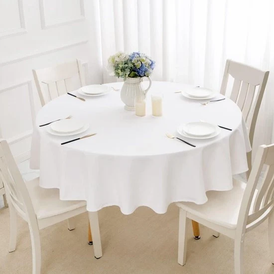 Tavolo con tovaglia lavabile - impermeabile - 160 cm