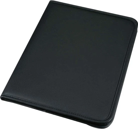 Piatto di scrittura in formato DIN A4 - ufficio - 1 pezzo - nero - pelle FINEtouch imitazione - 31 x 24 x 1,5 cm